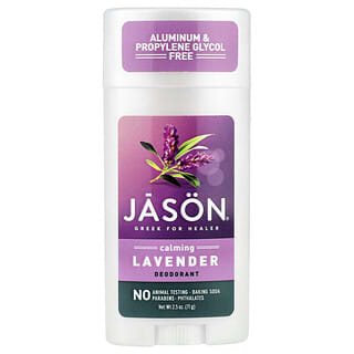 Jason Natural, Desodorante en barra, Lavanda calmante, 71 g (2,5 oz)