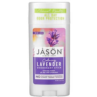 Jason Natural, Desodorante en barra, Lavanda calmante, 71 g (2,5 oz)