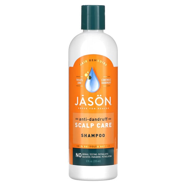 Jason Natural, Anti-Dandruff Scalp Care Shampoo, 12 fl oz (355 ml)