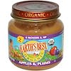 Organic Baby Food, Apples & Plums, 4 oz (113 g)