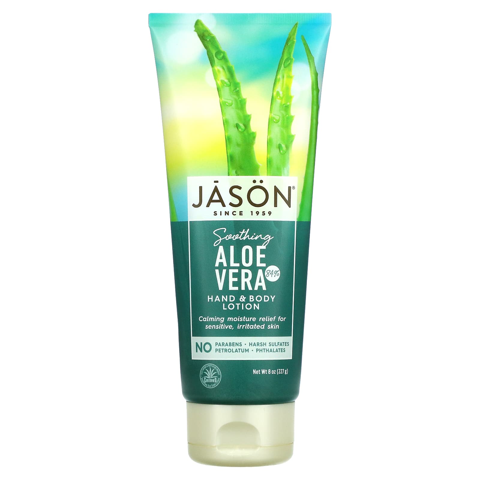 Kwadrant dichters Gevangene Jason Natural, Soothing Aloe Vera 84% Hand & Body Lotion, 8 oz (227 g)