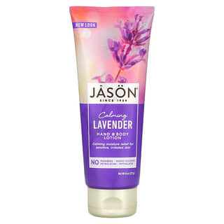 Jason Natural, 護手霜和身體乳，舒緩薰衣花草香，8 盎司（227 克）