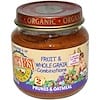 Organic, Fruit & Whole Grain Combinations, Prunes & Oatmeal, 4 oz (113 g)