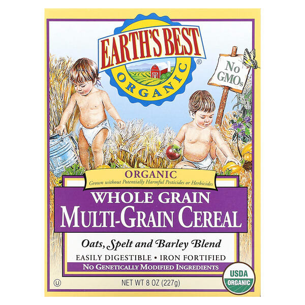 Earth's Best, Céréales complètes biologiques, 8 oz (227 g)
