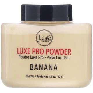 J.Cat Beauty, リュクスプロパウダー(Luxe Pro Powder)、LPP101バナナ、1.5オンス(42g)