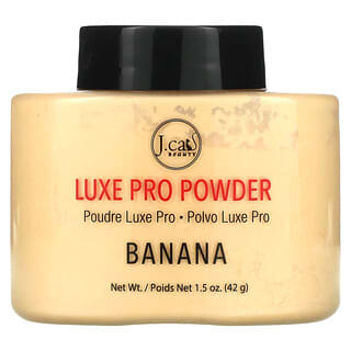 J.Cat Beauty‏, פודרה Luxe Pro, LPP101 Banana, בננה, ‏42 גרם (1.5 אונקיות)