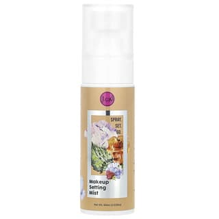 J.Cat Beauty, Spray, Conjunto, Go, Spray para Configurações de Maquiagem, Acabamento Matte, Flor Silvestre, 60 ml (2,028 oz)