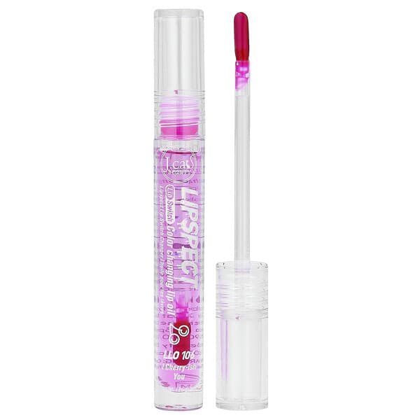 J.Cat Beauty, Lipspect Lip Sensor, 컬러 변경 립 오일, LLO106 I 체리-시 유, 3ml(0.1fl oz)