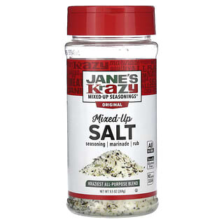 Jane's Krazy, 醃料和調味料，原裝混合鹽，9.5 盎司（269 克）
