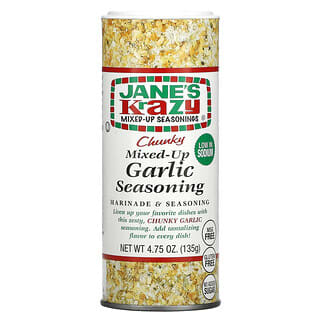 Jane's Krazy, 混合调味料，大蒜粒混合调味料，4.75 盎司（135 克）