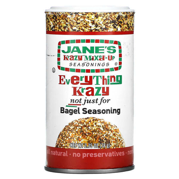 Jane's Krazy, Everything Krazy Not Just for Bagel Seasoning, 2.75 oz, (78 g)