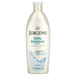 Jergens, Humectación diaria con proteínas de seda y extractos de cítricos`` 295 ml (10 oz. Líq.)