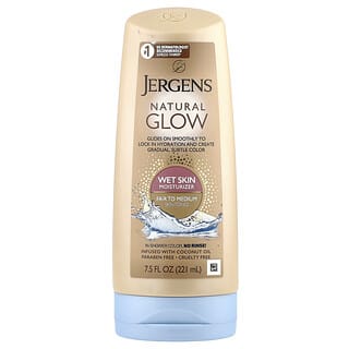 Jergens, Natural Glow, Feuchtigkeitspflege zum Auftragen auf die feuchte Haut, 221 ml