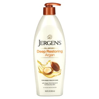 Jergens, Humectante con argán de restauración profunda, Con aceite, 496 ml (16,8 oz. Líq.)