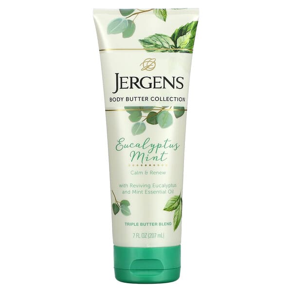 Jergens, ボディバターコレクション、ユーカリミント、207ml（7液量オンス）