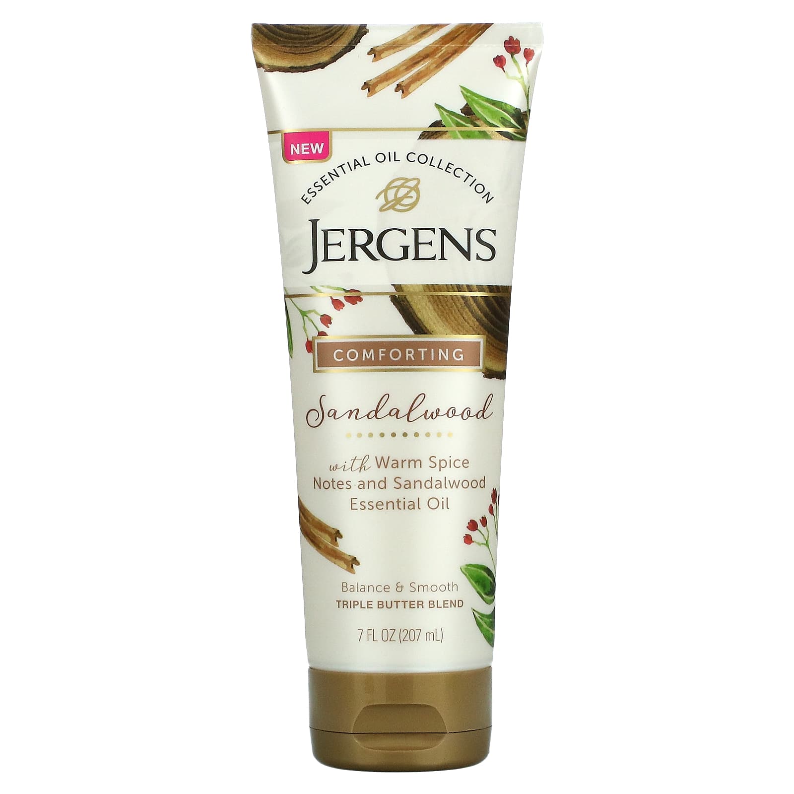 Jergens, Essential Oil Collection, Body Butter, Sandalwood, 7 fl oz
