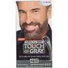 Touch of Gray, Mustache & Beard, Châtain foncé & Noir B-45/55, 1 kit pour applications multiples