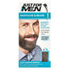 Mustache & Beard, Brush-In Color Gel, Farbgel zum Einpinseln, M-30 Hell-Mittelbraun, 1 Kit zur Mehrfachanwendung