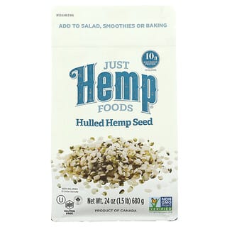 Just Hemp Foods, Graines de chanvre avec coque, 24 oz (680 g)
