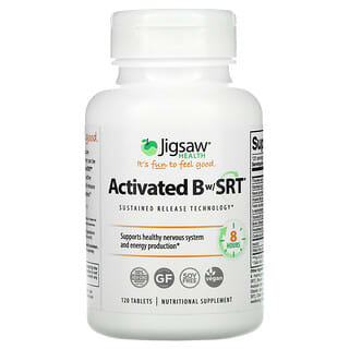Jigsaw Health, Vitamina B activada con SRT, 120 comprimidos