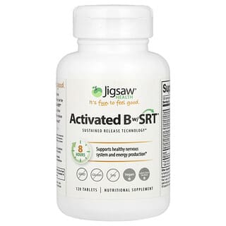 Jigsaw Health, Активированный витамин группы B с SRT®, 120 таблеток