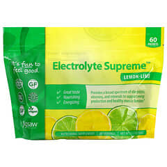 Jigsaw Health, Electrolyte Supreme（電解質スプリーム）、レモンライム、60袋、354g（12.5オンス）