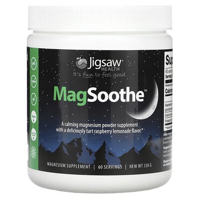 Jigsaw Health, MagSoothe, Sour Raspberry Lemonade, 330 g