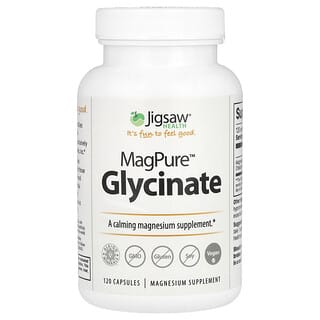 Jigsaw Health, Glicinato MagPure™, 120 cápsulas