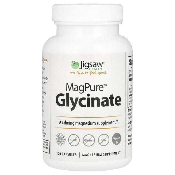 MagPure™ Glycinate, 120 Capsules (50 mg per Capsule)