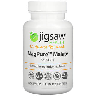 Jigsaw Health, Malato MagPure, 120 Cápsulas