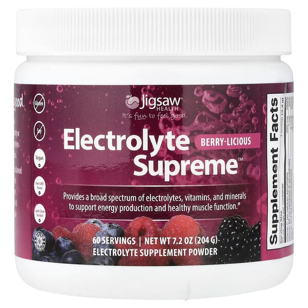 Electrolyte Supreme™, Berry-Licious, 7.2 oz (204 g)