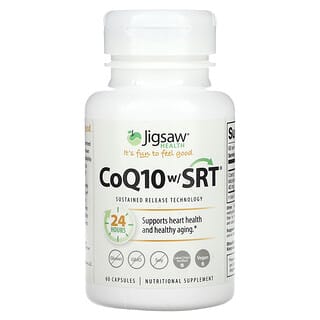 Jigsaw Health, CoQ10 com SRT, 60 Cápsulas