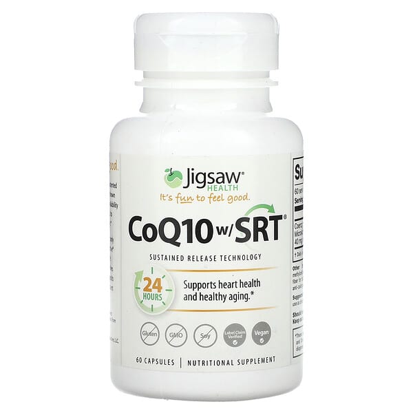 CoQ10 w/ SRT, 60 Capsules (100 mg per Capsule)