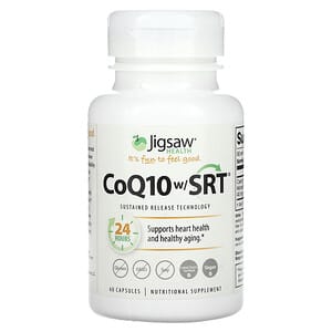 Jigsaw Health, CoQ10 w/ SRT, 60 Capsules