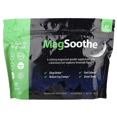 Jigsaw Health, MagSoothe™, Sour Raspberry Lemonade, 60 Packets, 5.5 g