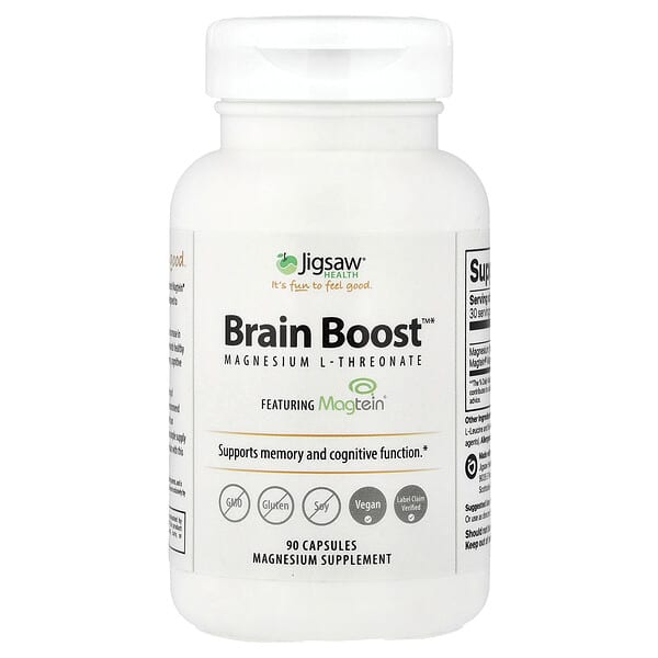Jigsaw Health, Brain Boost, 캡슐 90정
