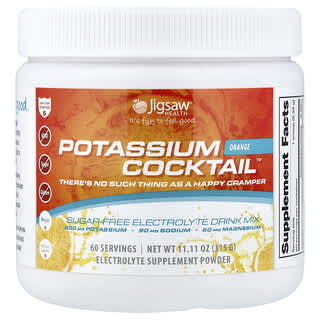 Jigsaw Health, Pickleball Cocktail®, Campuran Minuman Elektrolit Bebas Gula, Jeruk, 315 g (11,11 ons)