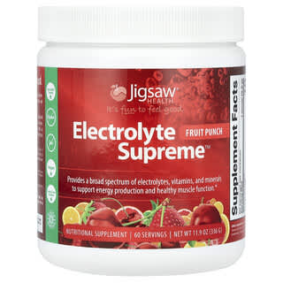 Jigsaw Health, Electrolyte Supreme，水果混合，11.9 盎司（336 克）