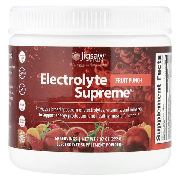 Electrolyte Supreme™, Fruit Punch, 7.87 oz (222 g)