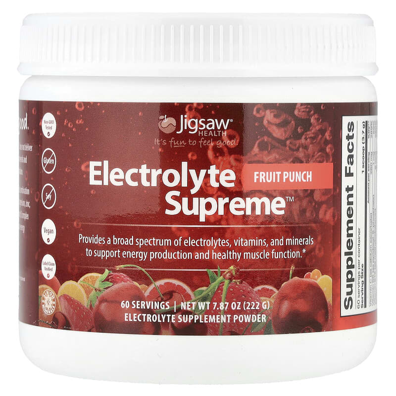 Electrolyte Supreme™（電解質スプリーム）、フルーツパンチ、222g