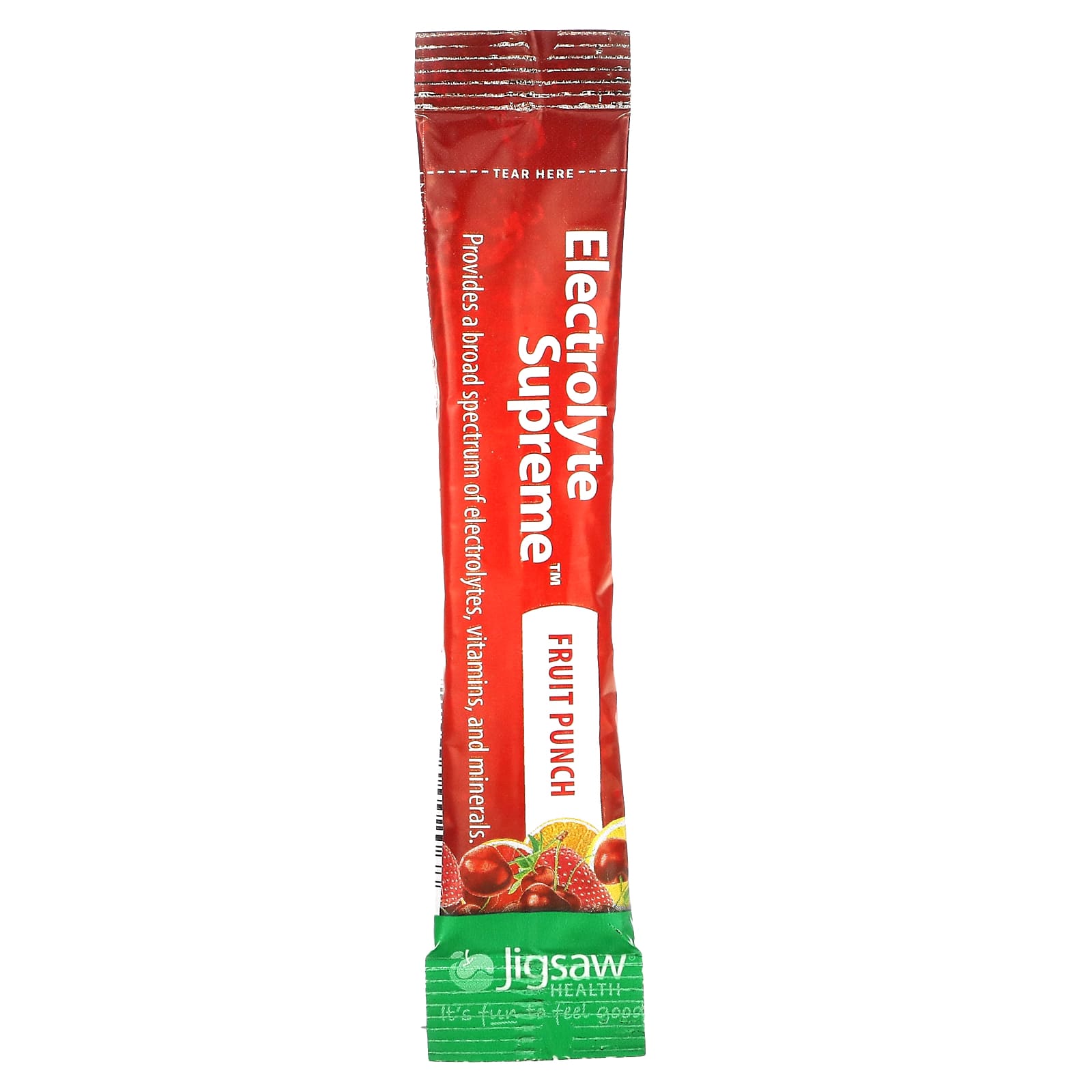 Jigsaw Health, Electrolyte Supreme, Fruit Punch, 60 Packets, 11.4 oz