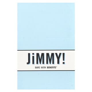 JiMMY!, Barres avec bienfaits, Barre protéinée, Cookies à la vanille dorée et crème, 12 barres, 58 g pièce