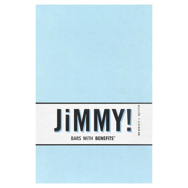 JiMMY!, Bars With Benefits™, Creatine Functional Protein Bar, Double Fudge Brownie, 12 Bars, 2.05 oz