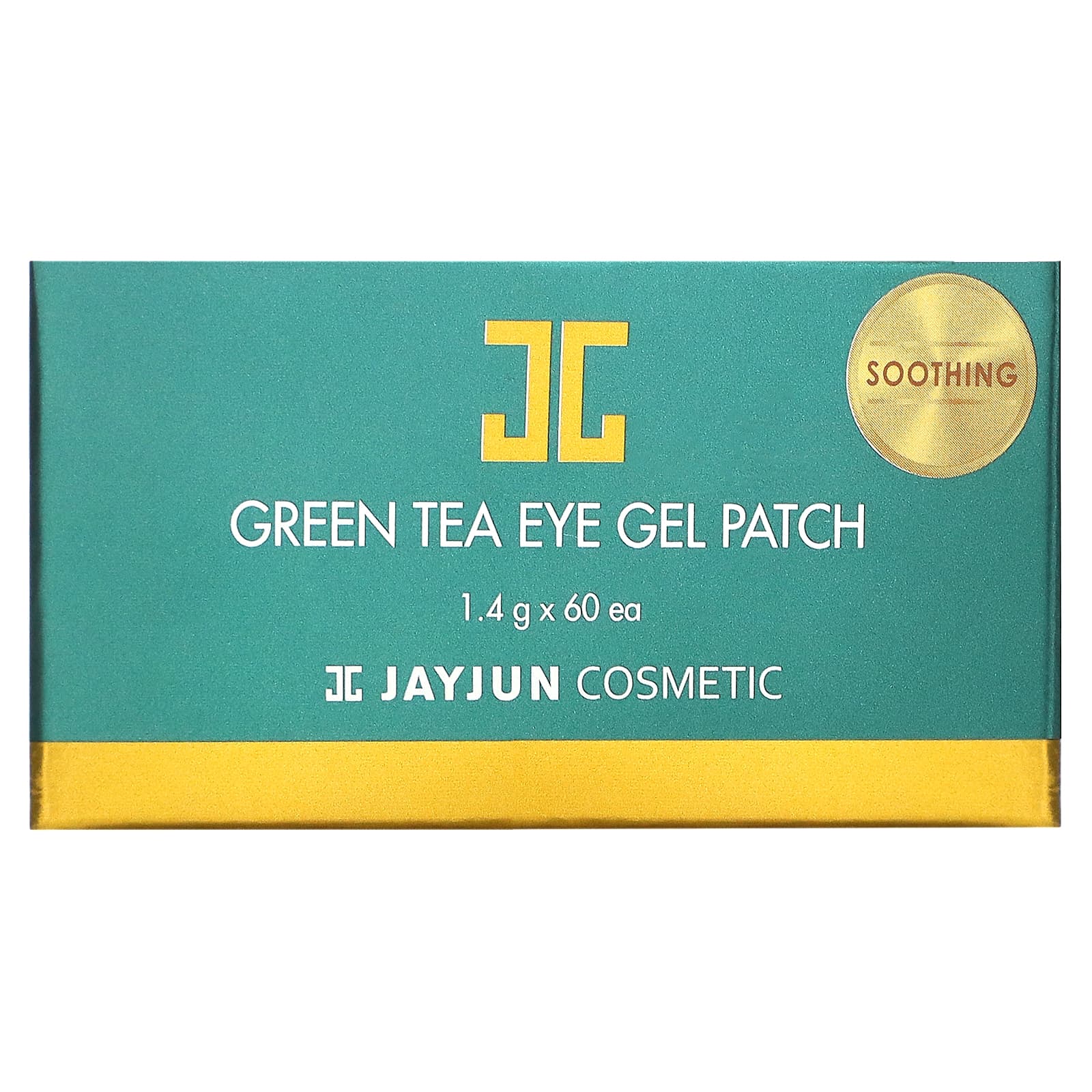 Jayjun Cosmetic, Green Tea Eye Gel Patch, Soothing, 60 Patches Image 3