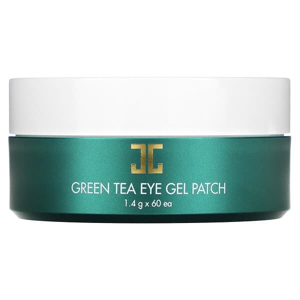 Jayjun Cosmetic‏, لاصقات جل للعين بالشاي الأخضر، ملطفة، 60 لاصقة، 0.04 أونصة (1.4 جم) لكل منها