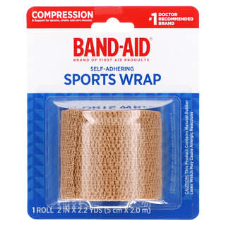 Johnson and Johnson, Band-Aid, Envoltura deportiva autoadhesiva, 1 rollo
