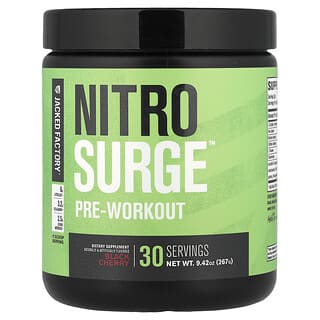 Jacked Factory, Nitro Surge™, Pre-Workout, Black Cherry, 9.42 oz (267 g)