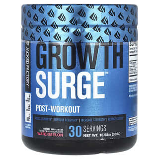 Jacked Factory, Growth Surge, Post-Workout, Watermelon, 10.58 oz (300 g)