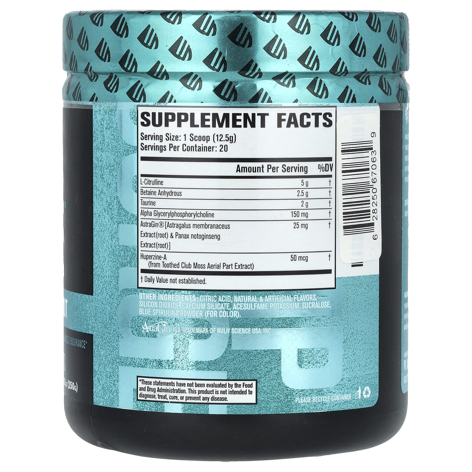 Jacked Factory Pump Surge™ Stim Free Pre Workout Blue Raspberry 8