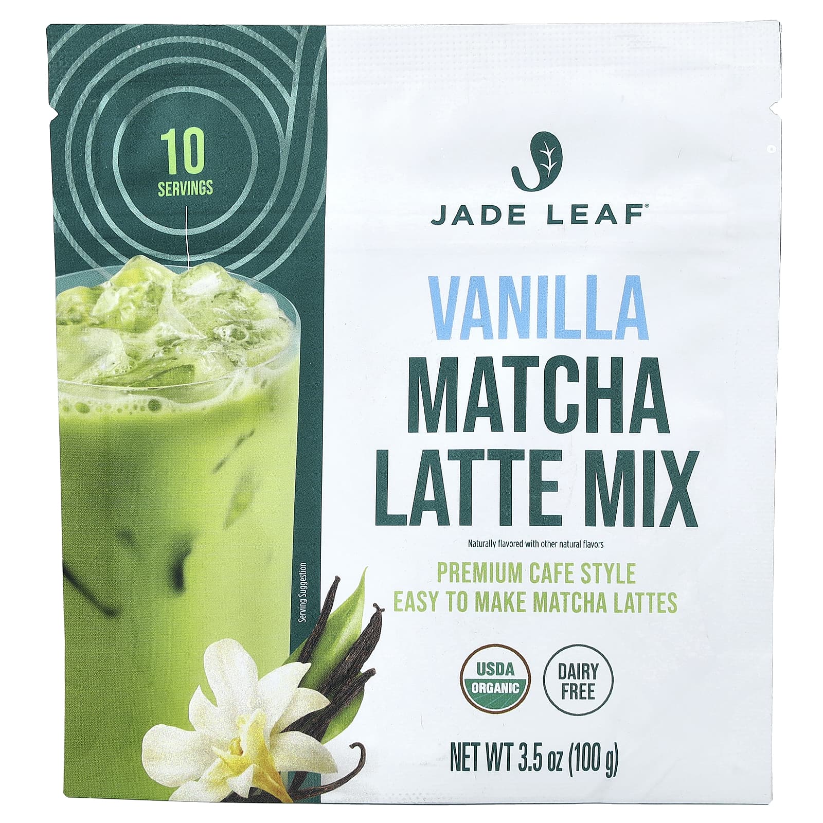 Matcha Latte Mix, Vanilla, 3.5 oz (100 g)